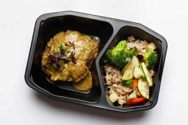 Chargrilled Grass Fed Rump with Special Greek sauce and Lemon Wedge