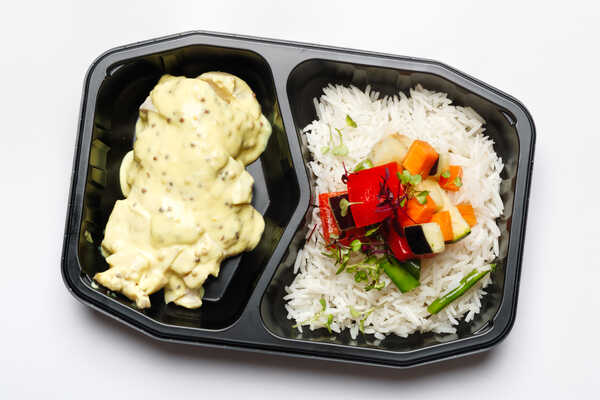 Oven Roasted Chicken Breast with Honey Mustard Sauce