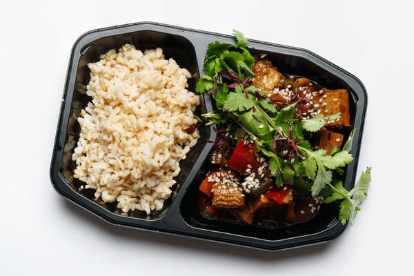 Vegetarian TEMPEH & BLACK BEAN