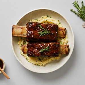 Sweet Sticky Honey Soy Bbq Beef Ribs