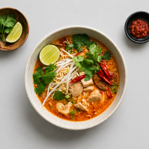 Authentic Singaporean High protein Chicken Laksa