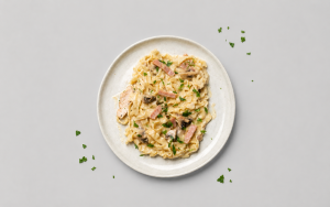 Fettuccine Cremoso Chicken Boscaiola
