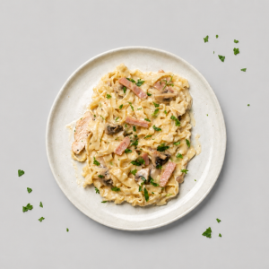 Fettuccine Cremoso Chicken Boscaiola