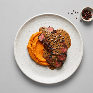 Chargrilled Peppercorn Steak
