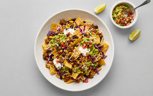 Fully Loaded Beef Nacho Bowl