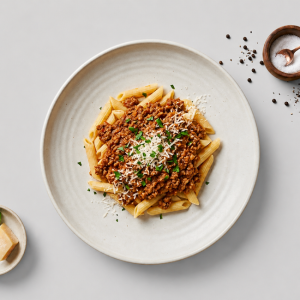 Penne Pasta Bolognese (High-Protein Gluten-Free)
