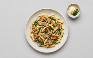 Creamy Mushroom Chicken Pasta (Protein-Packed Gluten-Free)