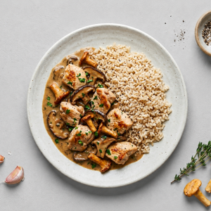 Creamy Garlic Mushroom Chicken