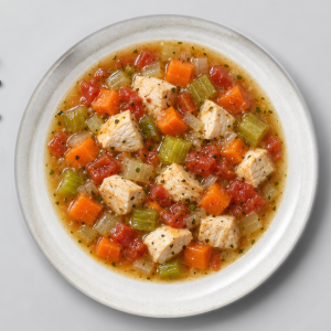 High Protein Hearty Winter Chicken & Vegetable Soup